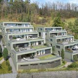 Die Omega Generalunternehmung AG gibt an der Messe erste konkrete Details zu den Terrassenhäusern Chilhalde in Umiken bekannt. (zvg)