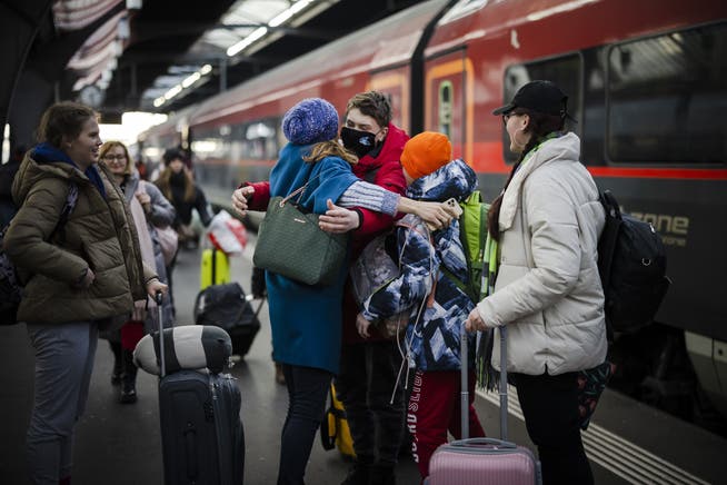 Ukraine-Flüchtlinge werden seit Montag wieder nach Verteilschlüssel den Kantonen zugewiesen.