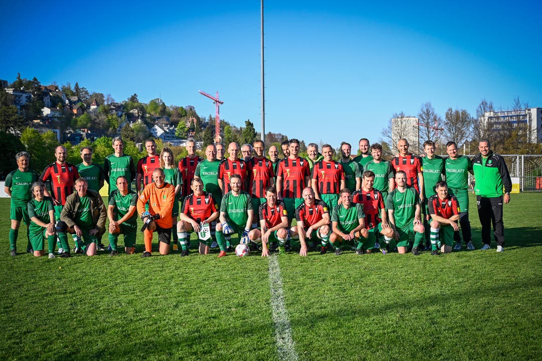 Das Tagblatt-Team spielte auf der Kreuzbleiche gegen den FC Kantonsrat St.Gallen.