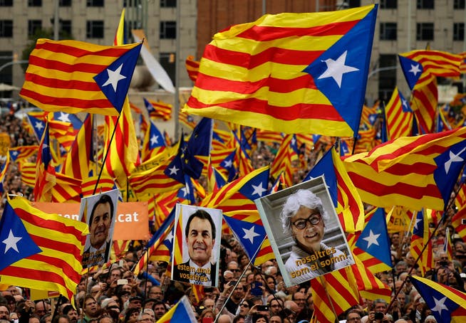 Die katalanische Bevölkerung sprach sich in einem Referendum für die Unabhängigkeit von Spanien aus.
