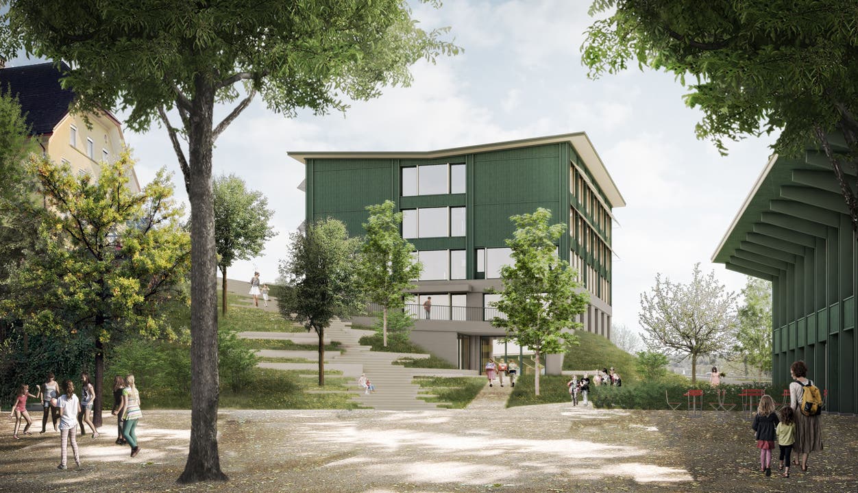 Die Schulanlage Littau Dorf soll bis 2026 erneuert werden.