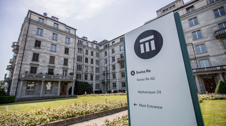 Der weltweit tätige Schweizerische Rückversicherungskonzern Swiss Re hat seinen Hauptsitz in Zürich. (Keystone)