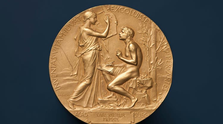 Die Nobelpreismedaille von Carl Spitteler. (zvg/Dichter- und Stadtmuseum Liestal)