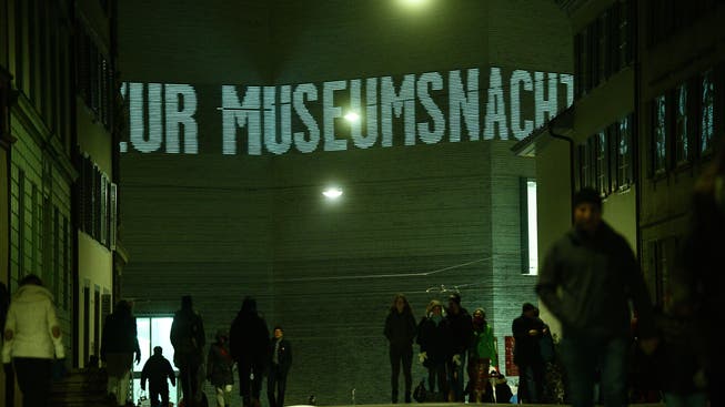 Das Kunstmuseum Basel an der Museumsnacht im Jahr 2019
