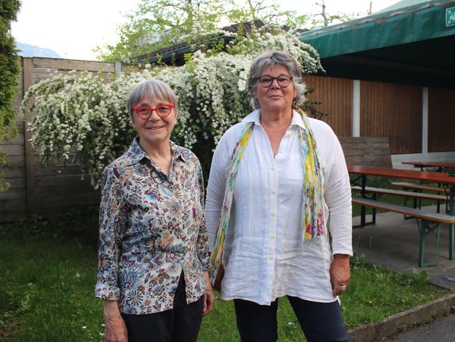 Sie planen ein Filmcafé für Obwalden: Cécile Malevez (links) und Christine Birvé.