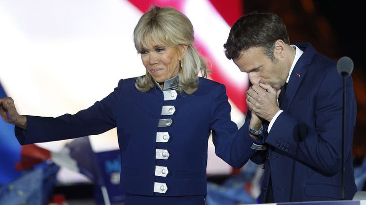 Brigitte Macron ist die Frau des französischen Präsidenten – bei der Heirat war Marc Ferracci Trauzeuge. (Bild: Yoan Valat / EPA)