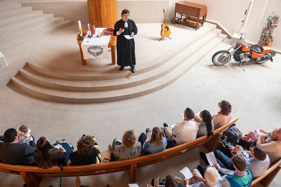Der Oberengstringer Töffgottesdienst ist inzwischen zur Tradition geworden.