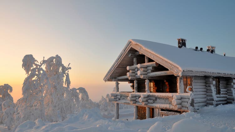 Winterblockhausromantik Lappland - Januar/Februar/März 2024
