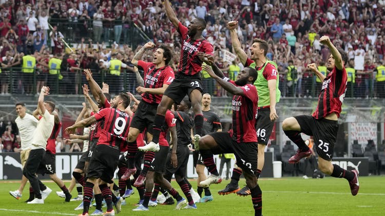 Die AC Milan benötigt noch einen Punkt, um italienischer Meister zu werden. (Antonio Calanni / AP)