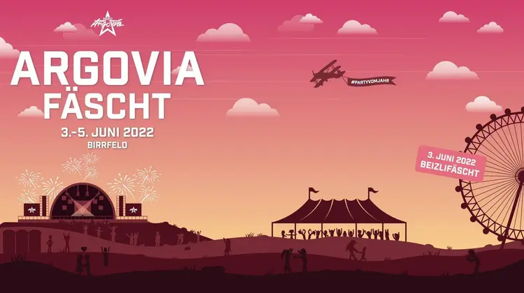 Argovia Fäscht: 10x2 Tickets für den Sonntag, 5. Juni 2022