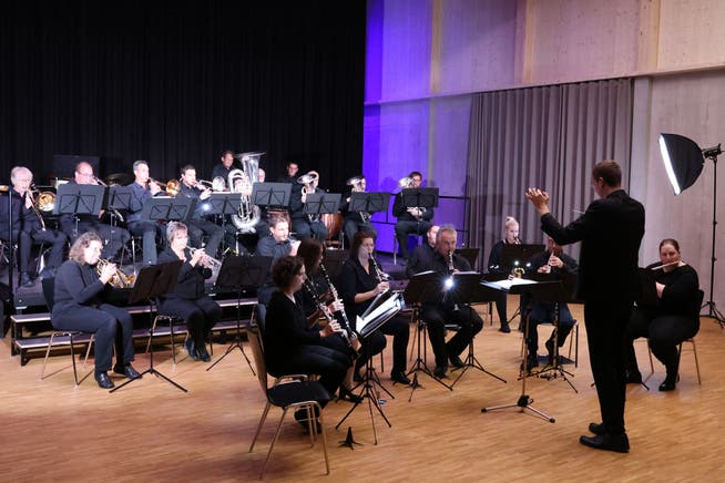 Die Musikgesellschaft Schinznach-Dorf probt fleissig auf die Uraufführung im Juni hin.
