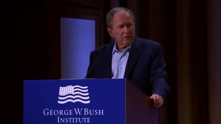 Irak statt Ukraine: George W. Bush leistet sich unangenehmen Versprecher