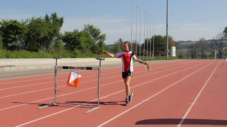 Aline Bigler aus Stans absolvierte den Sprint-OL auf dem Gelände des Paraplegikerzentrums als Schnellste ihrer Kategorie. (Bild: PD)