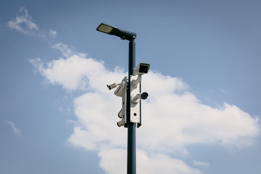 Digitale Augen: Das Gelände wird mit vielen Videokameras überwacht.