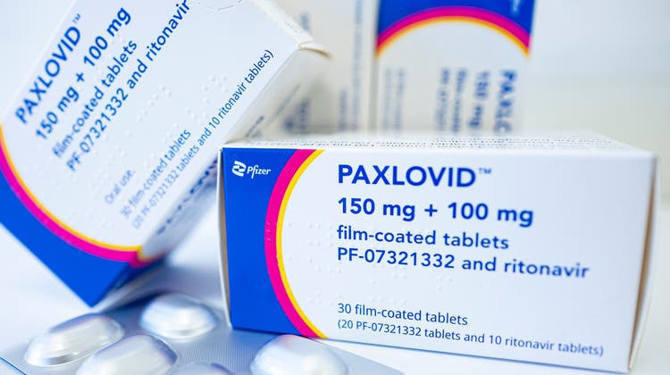 Paxlovid wird schon bald auch in der Schweiz eingesetzt. (Keystone)