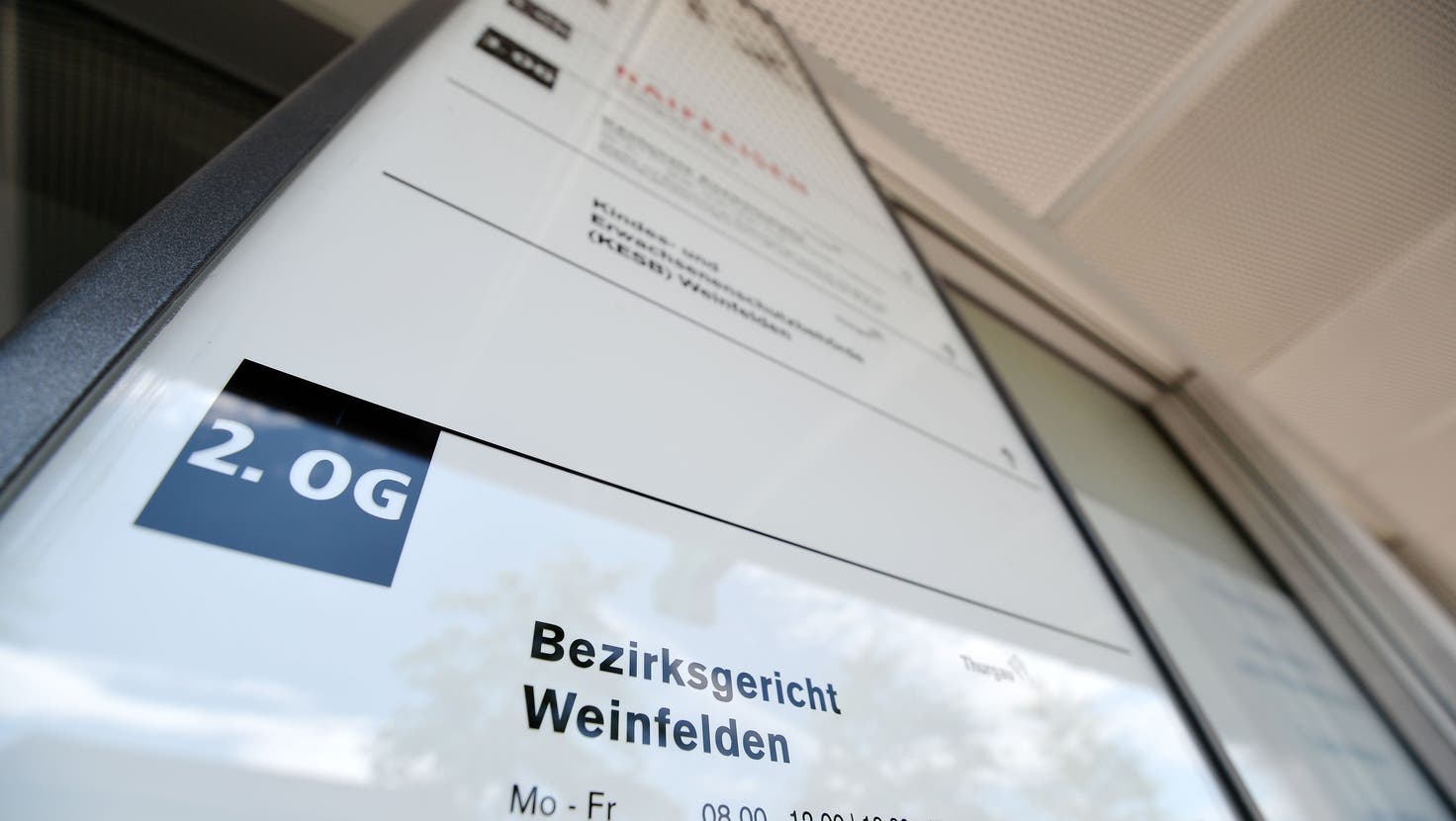 Am Donnerstag musste ein 53-Jähriger wegen mehrerer Delikte vor dem Bezirksgericht Weinfelden erscheinen. (Bild: Reto Martin)