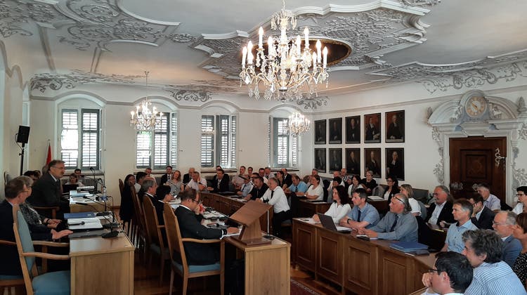 Der Obwaldner Kantonsrat tagt am Freitag, 20. Mai 2022, im Rathaus Sarnen. (Bild: Philipp Unterschütz (Sarnen, 20. Mai 2022))