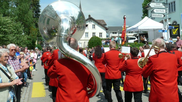 Grossveranstaltungen wie im Bild der Neckertaler Kreismusiktag 2022 in Ganterschwil machen im Vorfeld sehr viel Arbeit.