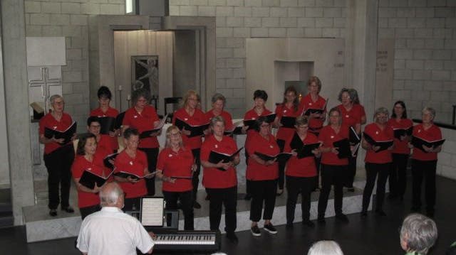 Der Fulenbacher Chor «Happy Singers» am Festival der Chöre in Gossau