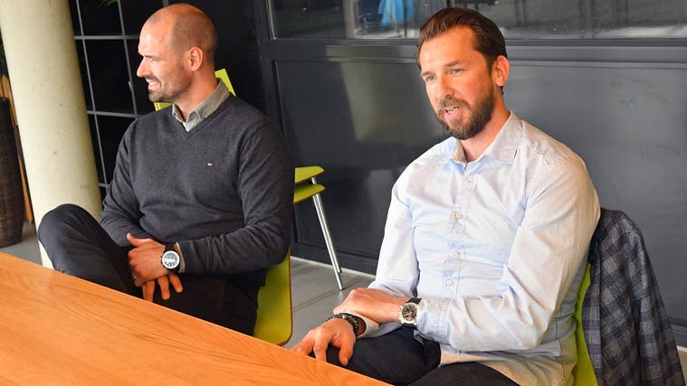Sportchef Marc Grieder und Trainer Lars Leuenberger sind bei der Planung der neuen Saison fortgeschritten. (Bruno Kissling / Oltner Tagblatt)