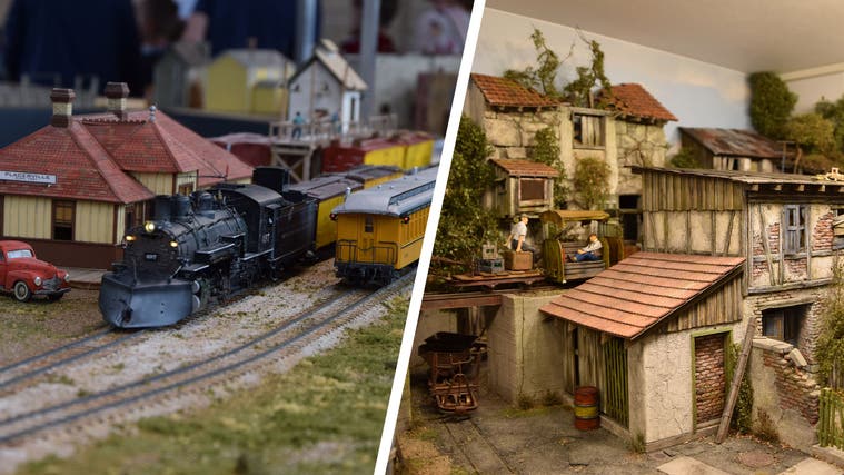 An der Birmensdorfer Modelleisenbau-Ausstellung gab es mehr zu sehen als «nur» Lokomotiven. (Oliver Graf)