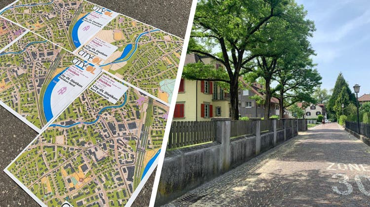 Bevor man den Orientierungslauf durch ganz Dietikon macht, kann man mit einer kleinen Route durch den Stadtpark Kirchhalde üben. (Sophie Deck)