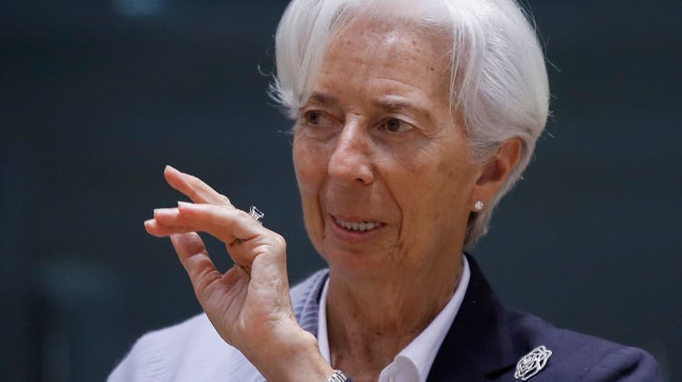 Neue Signale: EZB-Chefin Christine Lagarde. (Keystone)
