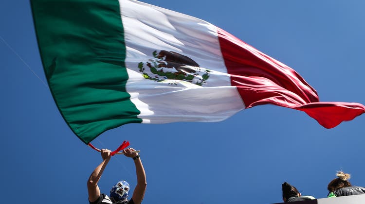 Die mexikanische Flagge. (Mirko Stange)