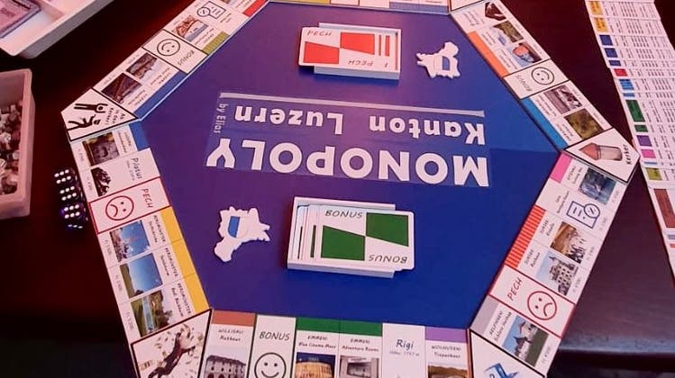 Monopoly Kanton Luzern – Abschlussarbeit eines Sekundarschülers: Elias aus Neudorf