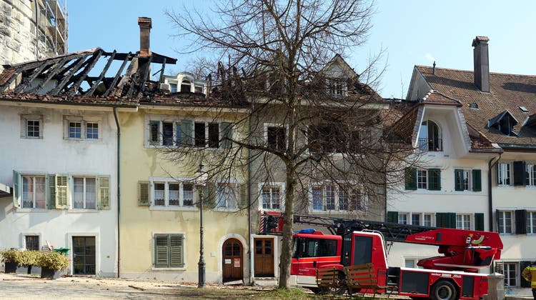So sah es am Riedholzplatz am Tag nach dem Brand aus. (Dominic Mueller)