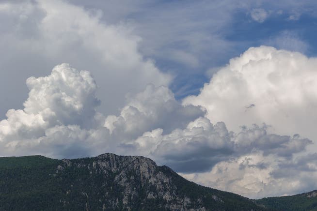 Wetter: Gewitterwolken über dem Jura am 19. Juni.