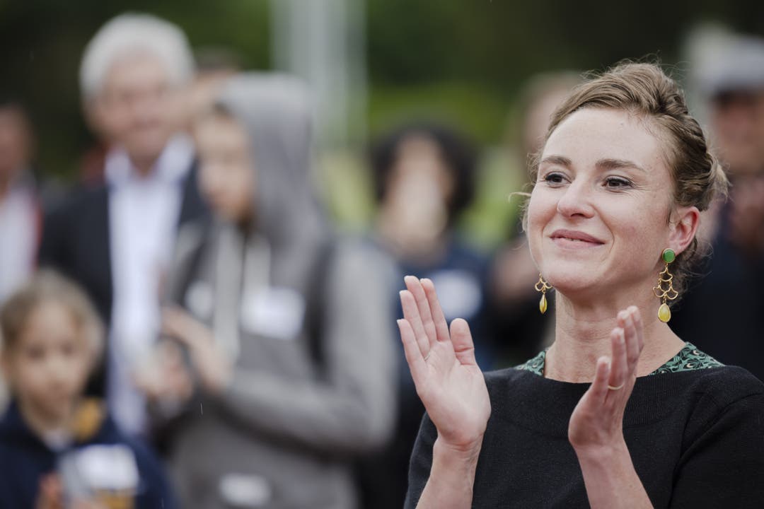 Nationalratspräsidentin Irène Kälin in Oberflachs