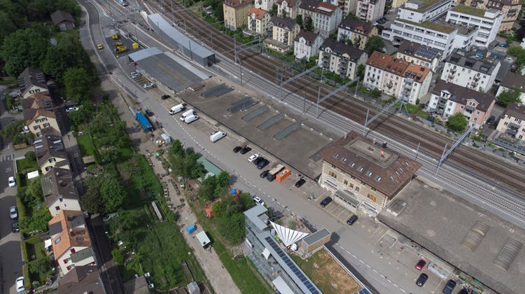 Das Güterbahnhofareal ist eines der grössten Entwicklungsgebiete der Stadt St.Gallen. (Bild: Donato Caspari)
