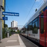 Der Bahnhof Rothenburg Dorf heisst künftig «Emmenbrücke Kapf». (Eveline Beerkircher (28. August 2019))