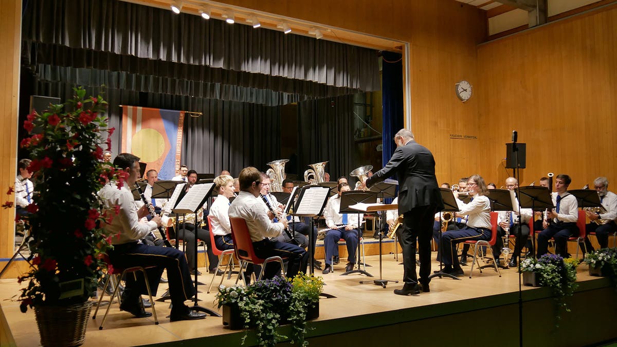 Het plezier van spelen op het jaarlijkse concert van MG Schwendi