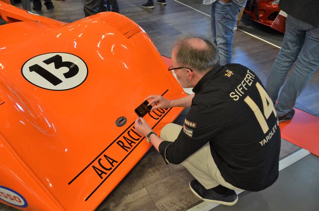The Sbarro CanAm (built 1968) has proven to be a popular photo subject.