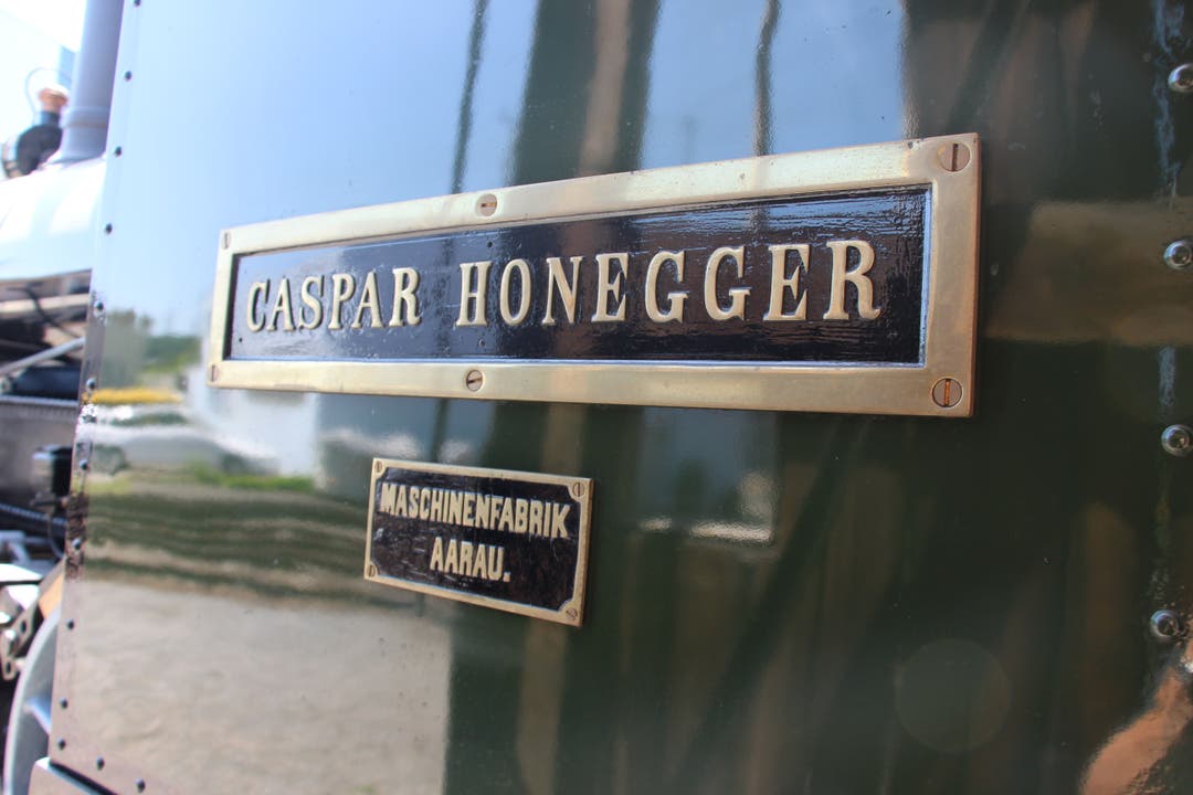Die nach dem Industriellen Caspar Honegger benannte Zahnradlok wurde gezeigt.
