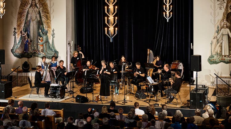Im zweiten Teil der Veranstaltung gab es ein fulminantes Konzert in der Propstei Alt St.Johann. (Bild: Anja Köhlera)