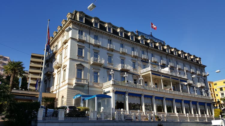 Das «Splendide Royal» am See: Hier soll der ukrainische Präsident Selenski logieren, falls er überhaupt vor Ort nach Lugano an die Konferenz kommt. (HO)