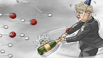 Fand seinen knappen Sieg «überzeugend»: Der britische Premier Boris Johnson. (Bild: Silvan Wegmann)
