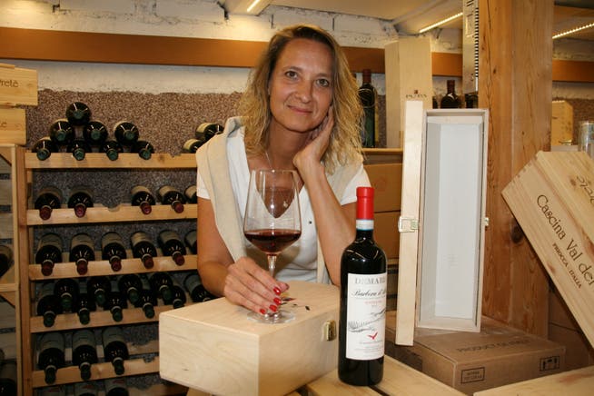Maya Marsilio öffnet ihren Weinkeller in Rekingen auch für Degustationen.