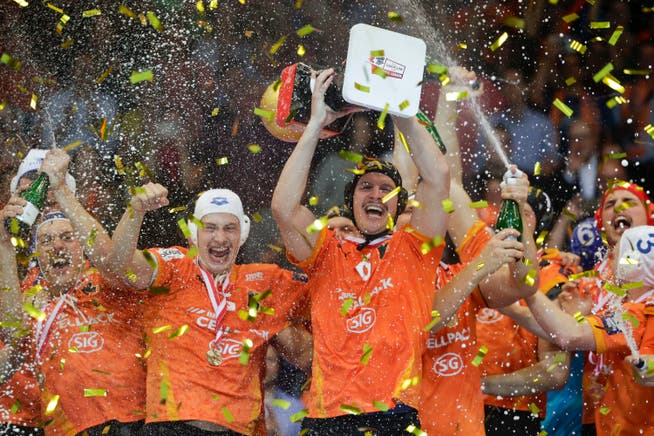 Die Kadetten Schaffhausen sind zum zwölften Mal Schweizer Handball-Meister.