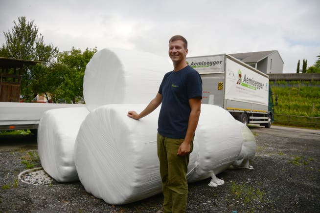 Bruno Aemisegger aus Lutzenberg engagiert sich für das Folien-Recycling.
