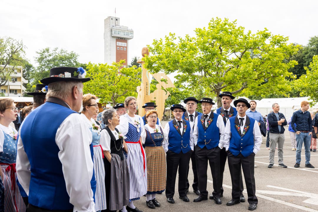 Impressionen vom Eröffnungsabend am Jodlerfest in Bad Zurzach, am 9. Juni 2022.