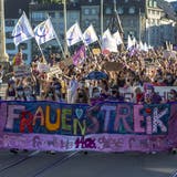 1991, 2019, 2020, 2021 und jetzt 2022: Der Frauenstreiktag wird nun zum fünften Mal gefeiert. (Georgios Kefalas / Keystone)