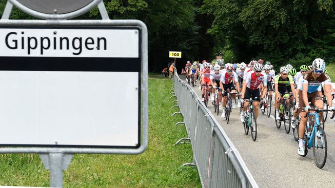 Am Freitag-Nachmittag sind ein paar der besten Radprofis der Welt rund um das Aargauer Radsport-Mekka Gippingen unterwegs.
