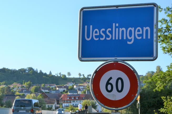 Uesslinger Ortseingang von Frauenfeld her.
