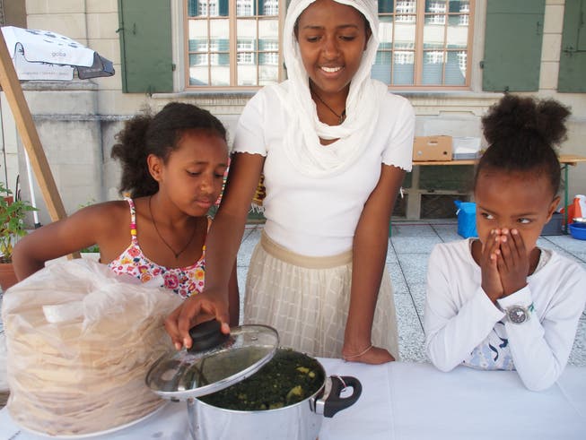 In Trogen wurden auch eritreische Speisen angeboten. 