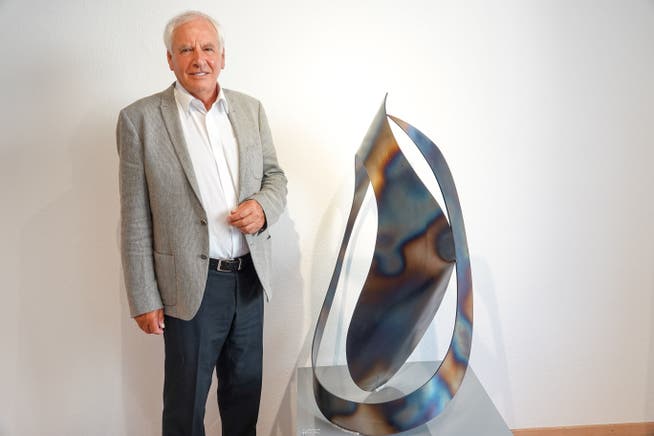 Heinz Aeschlimann ist nicht nur Künstler, sondern auch ein umtriebiger Unternehmer und Kunstförderer.