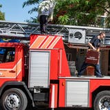 Sollen bald elektrisch fahren: die Basler Feuerwehrautos. (Nicole Nars-Zimmer)